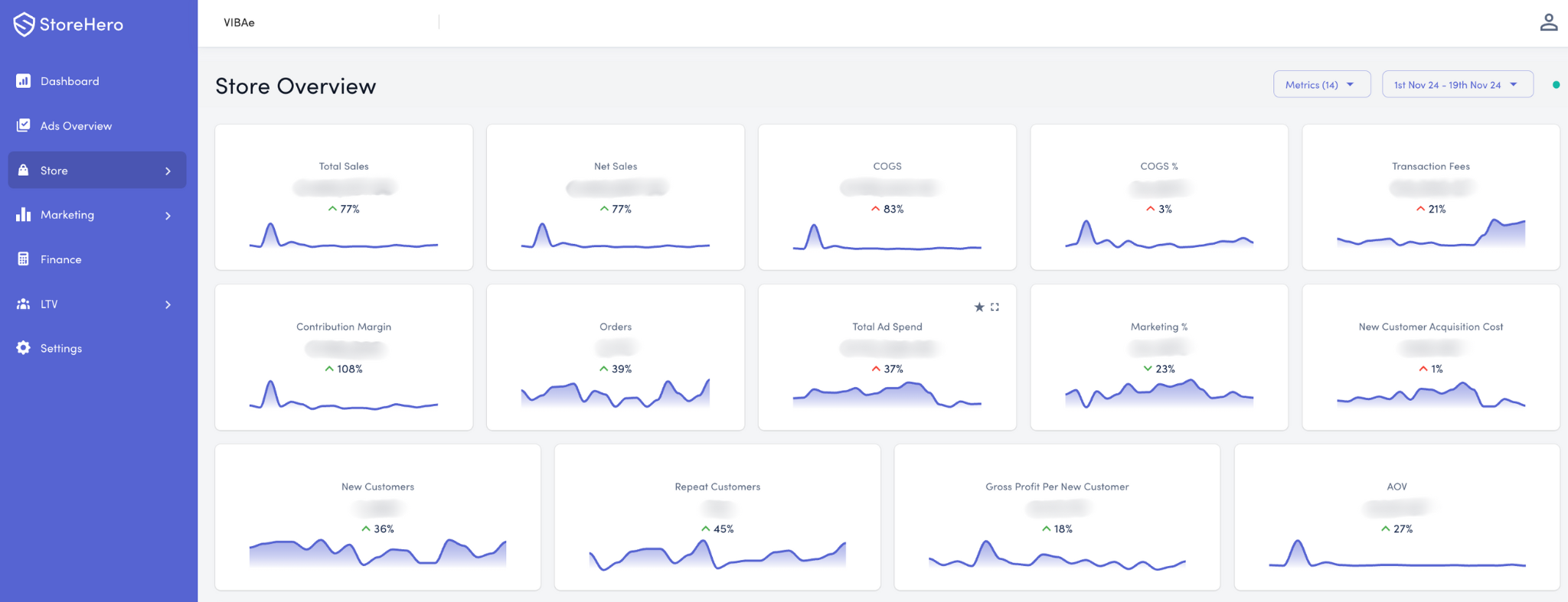 VIBAE Store Overview_StoreHero